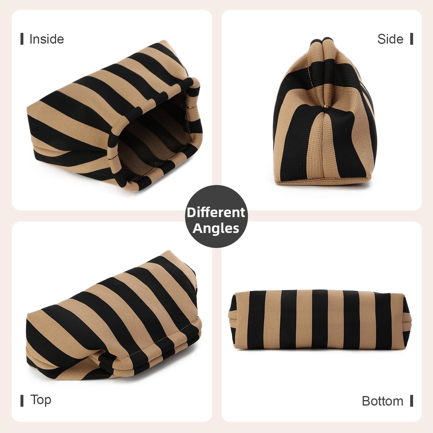 Summer Beach Clutch Purses for Women Woven Crochet Handbags Dumpling Clutch Ruched Cloud Purse Casual Colorblock Bag