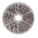 thumbnail image 1 of EeaseMX 1 juego de accesorios de joyería para hacer tú mismo, hebilla colgante hecha a mano, anillo colgante de hierro plateado, 1 of 7