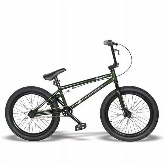 Edge 7.0 20 Inch Deluxe Freestyle BMX Bike - Green