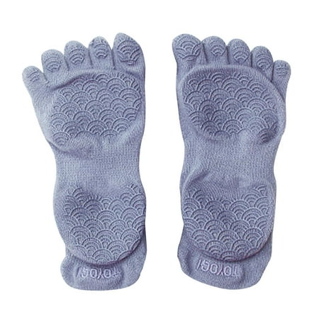 Toe Massage Ballet Pilates Sock Cotton Toe Sock Toe Blue S | Walmart Canada