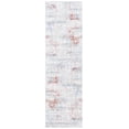 thumbnail image 3 of SAFAVIEH Amelia Topher Abstract Runner Rug, Ivory/Rust, 2'3" x 8', 3 of 12
