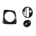 thumbnail image 1 of 3Pcs AT Car Carbon Fiber Gear Shift Panel Cover Frame Trim RHD for 2006-2011 RHD, 1 of 6