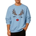 thumbnail image 4 of VJATTWR Merry Sweatshirt Men Get it Fast Couple's Matching Crewneck Hoodie Unisex Pattern Print Long Sleeve Top, 4 of 6