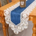 thumbnail image 3 of AUQ Table Runner,Elegant Design with Lace Trim Table Cloth,Waterproof and Oil-Resistant PU Table Runners,40*180cm,Style5, 3 of 4
