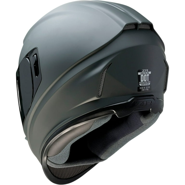 Z1R Jackal Smoke Motorcycle Helmet Primer Gray XS - Walmart.com