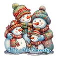 thumbnail image 5 of Snowman's Family Holiday Door Decor by G. Debrekht - Christmas Decor - 8611057H, 5 of 11