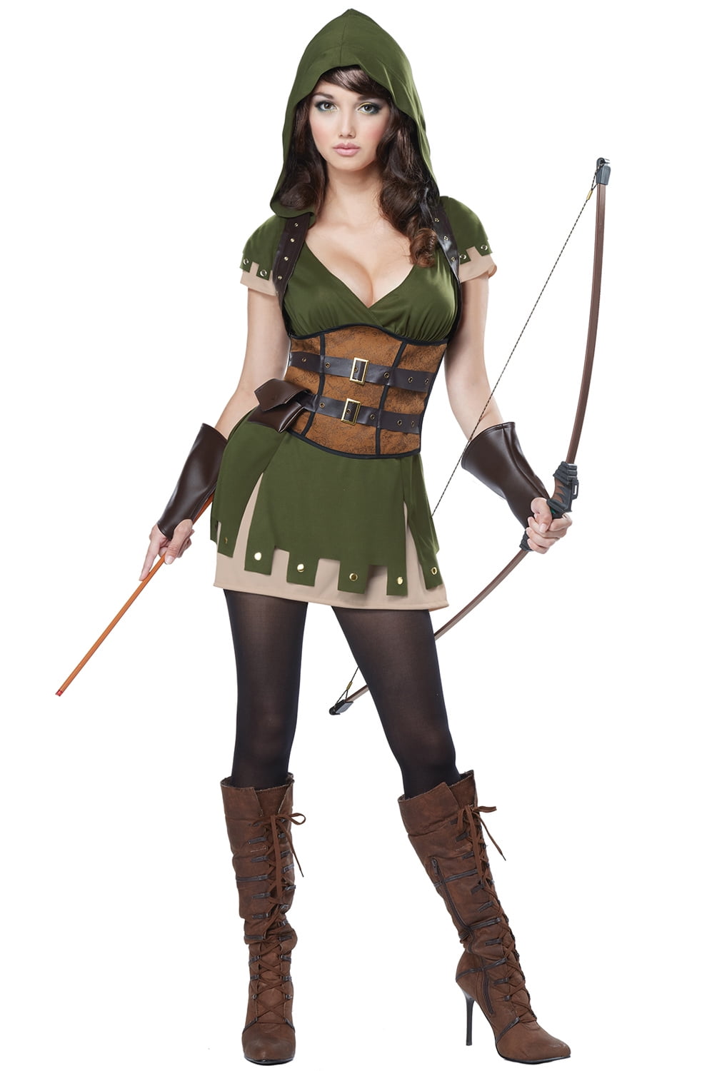 Lady Robin Hood Adult Costume Walmartcom.