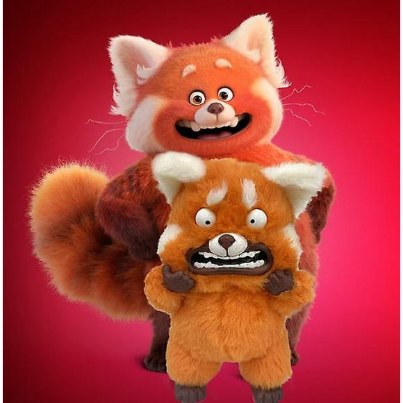 Turning Red Little Panda Doll Latex Plush Toy Ornament
