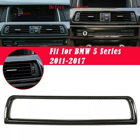 Mduoduo Carbon Fiber Car Air Vent Outlet Frame Cover Trim For BMW 5 Series F10 2011-2017 Car Accessories