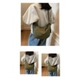 thumbnail image 4 of Crescents Bag Casual Shoulder Crossbody Bags with Adjustable Strap Multi Pocket Slings Bag Trendy Dumpling Bags Women, 4 of 8