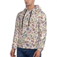 thumbnail image 3 of Cauagu Paisley Flowers for Men's Pullover Hooded Sweatshirt Athletic Casual Hoodie Aautumn Hoodie Sweatshirt for Men Pullover Casual Hooded Sweatshirt-Small, 3 of 7