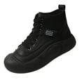 thumbnail image 2 of Abbraccia Women High Top s Casual Shoes Nonslip Boots Bootie for Trekking Autumn Hiking Female , Black 36, 2 of 9