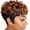Black Mixed Brown, variant on Natural Black Short Pixie Cut Wigs for Black Women Replacement Curly Hair Wigs Short Black Layered Pixie Wig With Bangs Wig for Black Women (Natural Black)