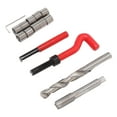 thumbnail image 1 of Kit de Réparation de Filetage Inserts de Robinet de Perceuse en Acier Outil de Réparation de Moteur Universel Automobile, 1 of 7