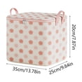 thumbnail image 3 of PiGOGI Large Heavy Duty Moving Bags for Clothes Packing Dorms College Supplies, Pink Non Woven Storage Bag 60L to 160L Foldable for Quilt Blankets, 3 of 5