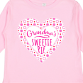 thumbnail image 4 of Inktastic Grandma's Sweetie Pie with Pink Hearts Boys or Girls Long Sleeve Toddler T-Shirt, 4 of 5