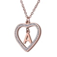 thumbnail image 2 of Collar de Mujer Corazón con Inciales LuckyLy, Modelo Adina rosa UNITALLA, 2 of 7