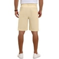 thumbnail image 3 of INSPIRE CHIC Men's Linen Pleated with Pockets Above Knee Casual Shorts 32 Khaki, 3 of 6