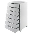 thumbnail image 2 of Winsome Halifax 7-Drawer Mobile Cabinet 10792, White Finish, 2 of 9