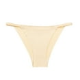 thumbnail image 2 of Elainilye Fashion Womens Underwear Seamless Sexy No Show Underwear Low-waist Hip Wrap Triangular Underwear Briefs,Beige, 2 of 4