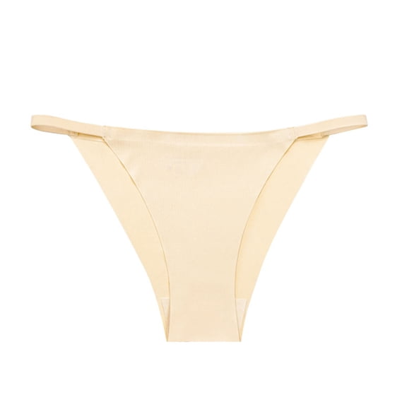 PUMISAS Low Waist Briefs For Women Seamless Solid Color Underpants Ice Silk Panties Breathable Comfortable Underpants