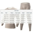 thumbnail image 2 of Gamivast Men's Fleece Lined Thermal Set Soft Long Sleeve Top and Long Johns Warm Winter Underwear Base Layer for Daily Sleepwear Lounge Skiing Wear, 2 of 6