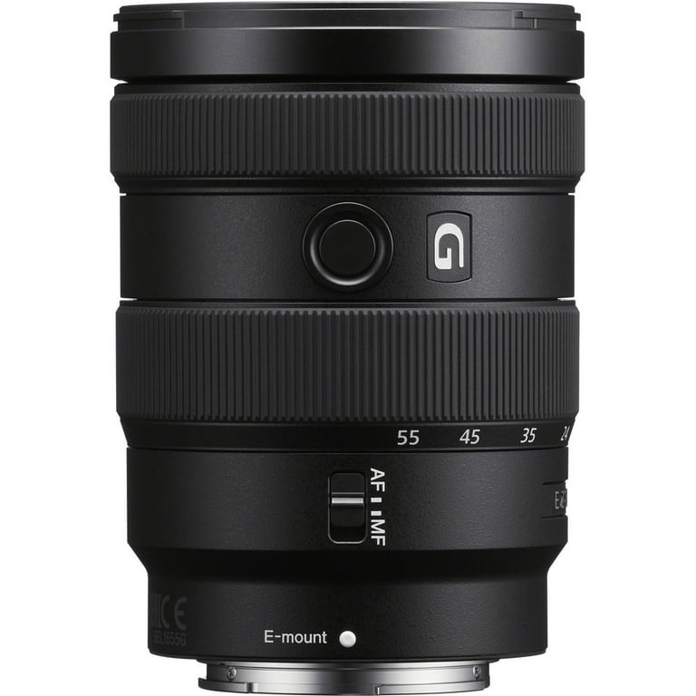 Sony E 16-55mm f/2.8 G Lens (SEL1655G) Filter Kit BackPack 64GB