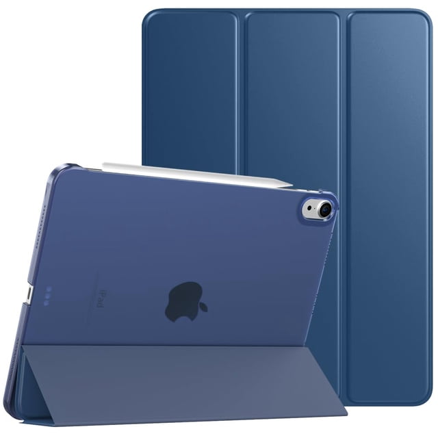 Funda para iPad Air de 11 pulgadas TimoVo, azul marino oscuro translúcido