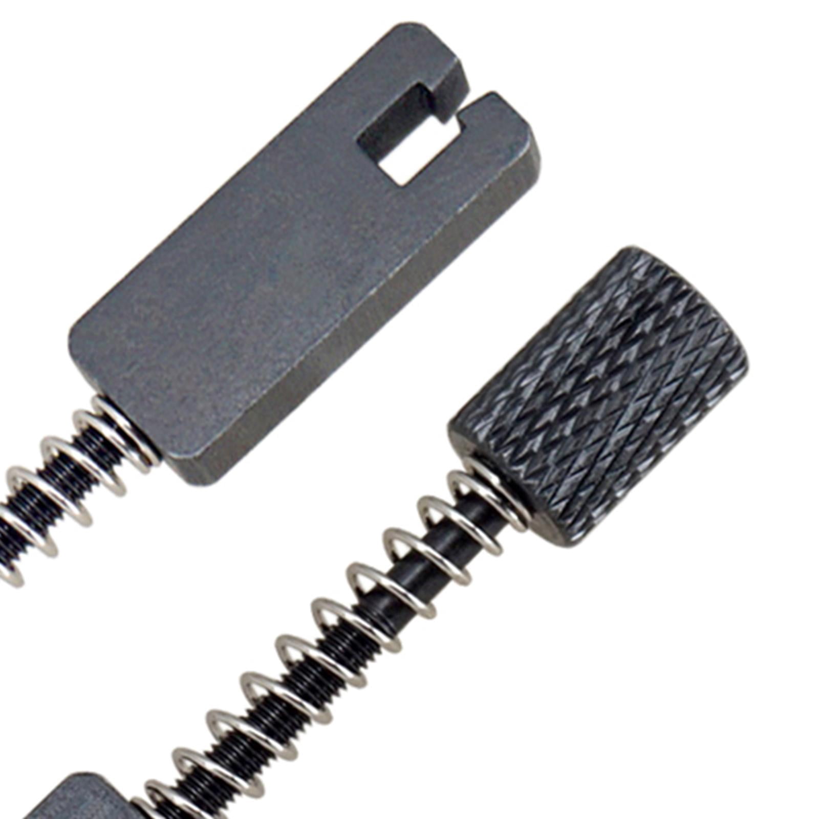 Dualoai 6 Pieces Electric Guitar Bridge Saddles Convenient to Use Metal Repair Parts