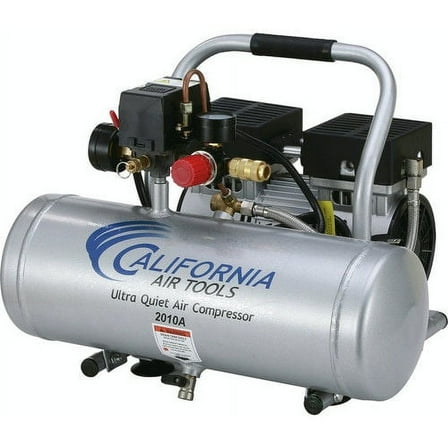 California Air Tools CAT-2010A Aluminum 1HP 110V 120 PSI 1-Stage Oil-Free Air Compressor 2 gal