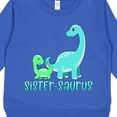 thumbnail image 3 of Inktastic Sister-saurus Cute Brontosaurus Family Toddler Sweatshirt, 3 of 4