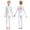 White, variant on Girls Kids Skating Jumpsuit Full Body Dance Unitard Long Sleeve Bodysuit One Piece Gymnastics Leotards Lake Blue 8