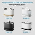 thumbnail image 2 of 16-Pack Replacement Filters for Petlibro Dockstream Cat Water Fountain PLWF005 PLWF115 PLWF105, 8 Months Set of Cat Water Fountain Filters, White, 2 of 5