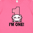 thumbnail image 4 of Inktastic 1st Birthday Axolotl One Year Old Girl Girls Baby T-Shirt, 4 of 5
