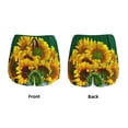 thumbnail image 4 of Disketp Sunflowers in Bucket Print Women's Shorts Workout Shorts for Athletic Gym Running Shorts with Phone Pockets Small, 4 of 8