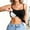 Black, variant on Womens Camisole Tank with Built in Bra Ribbed Camisole Tops Spaghetti Straps Tank Tops M-XXL Beige
