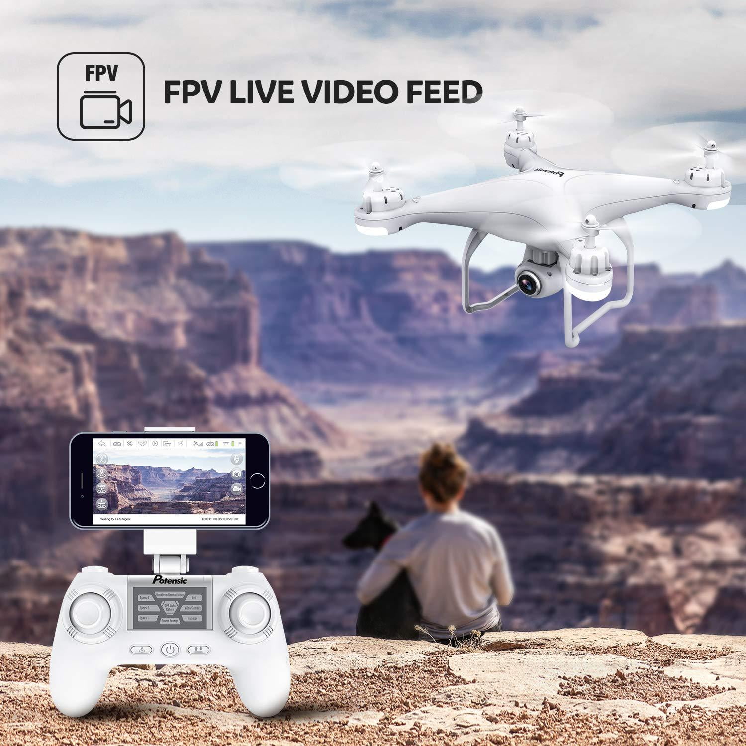 potensic t25 gps fpv rc drone with camera
