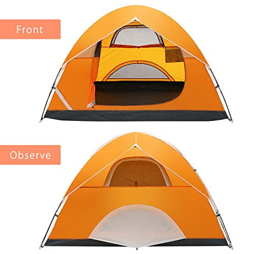 MOON LENCE Camping Tent 2/4/6 Person Family Tent Double Layer Outdoor Tent Waterproof Windproof Anti-UV … MOON LENCE Camping Tent 2/4/6 Person Family Tent Double Layer Outdoor Tent Waterproof Windproof Anti-UV …