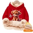 thumbnail image 5 of Glisme Big Girls Hoodies Graphic Print Long Sleeve Fall Winter Soft Sweatshirts For Girls Size 7-8 Years, 5 of 5