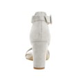 thumbnail image 3 of BLISSFUL STEP Women's Chunky High Heel Ankle Strap Sandals, 3 of 7