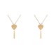 thumbnail image 1 of Qarigey Collar de mujer Estilo simple Hermosa joyería Accesorio Adorno de ropa Collares de borlas para decoración diaria Dorado, corazón Corazón de oro 2Conjunto, 1 of 6