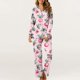 thumbnail image 1 of Puntoco Conjunto de pijama cómodo para mujer Conjunto de pijama estampado con bolsillo para uso diario en casa, 1 of 5