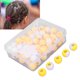 thumbnail image 4 of Cuentas Redondas Para El Cabello, Cuentas Para Rastas, Puños De Moda, 74 Piezas, Accesorios Para Peluca, Herramienta Para Trenzar El Cabello Para Uso Diario ANGGREK Amarillo, 4 of 8
