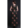thumbnail image 4 of Bimba Floral Ladies Printed Front Slit Sleeveless Maxi Summer Long CasualÂ&nbsp;Dress-Large, 4 of 5