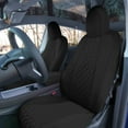 thumbnail image 2 of For 2020-2024 Tesla Model Y FH Group Waterproof Neoprene Custom Fit Made Car Seat Covers - Front Set Solid Black, 2 of 6