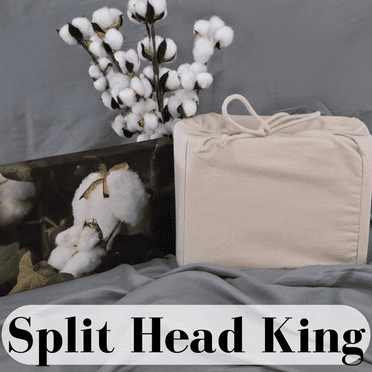 Simply Cuddly Split Head King Waterproof Mattress Protector 100% Organic Cotton Mattress Protector, Chemical Free