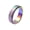 Rainbow, variant on PAMTIER Stainless Steel 6MM Sandblasted Rotatable Lucky Anxiety Ring Band for Men Women Silver Size 6