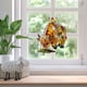 thumbnail image 3 of Adorno colgante de vaca para ventana | Decoración de animales de granja estilo vidriera | Detalles de mariposas y flores, 3 of 7
