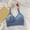 Blue, variant on Women's Tanks Seamless U‑Shaped Sports Sling Wrapped Chest Soft Padded Tube Top with Chest Pad for Women Khaki One Size