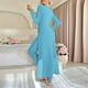 thumbnail image 4 of Pincandy Women's Solid Color Pajama Set - Crew Neck Long Sleeve Top & Pants, Casual & Comfortable for Homewear, 4 of 6